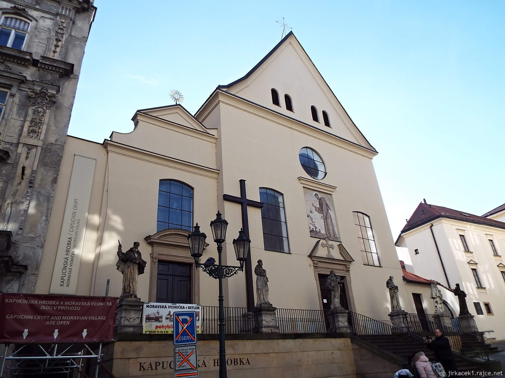 Brno - Kostel Nalezení sv. Kříže a kapucínská hrobka